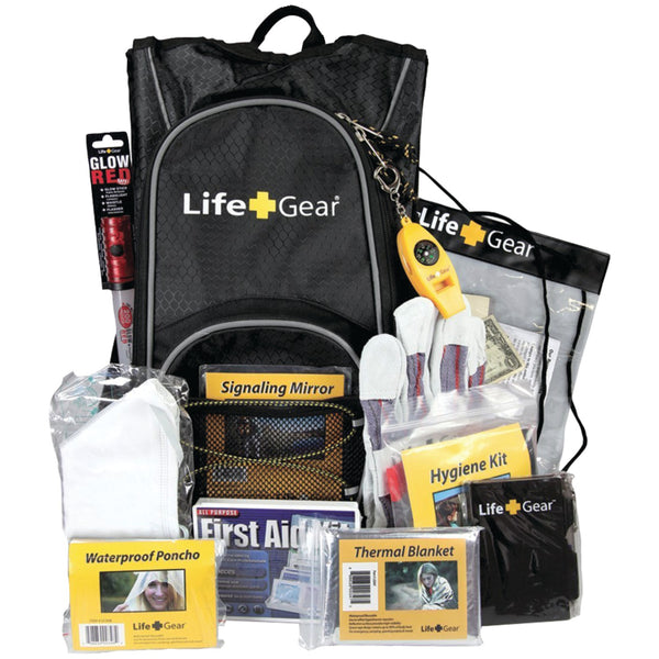 Life Gear: Day Pack Emergency Survival Backpack Kit