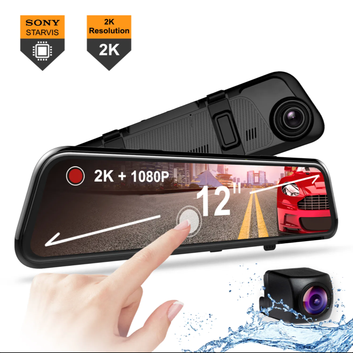 Rexing M1 Pro 2K Dual Mirror Dash Camera